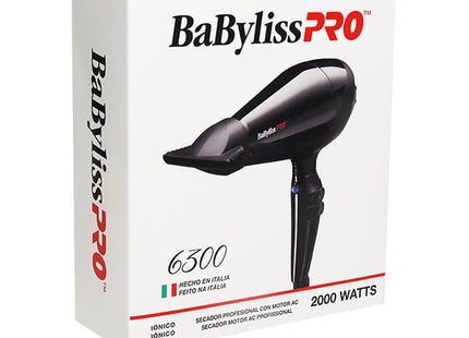 BaByliss secadora profesional iónica 6300, accesorios