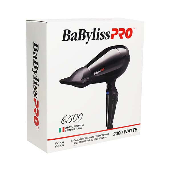 BaByliss secadora profesional iónica 6300, accesorios