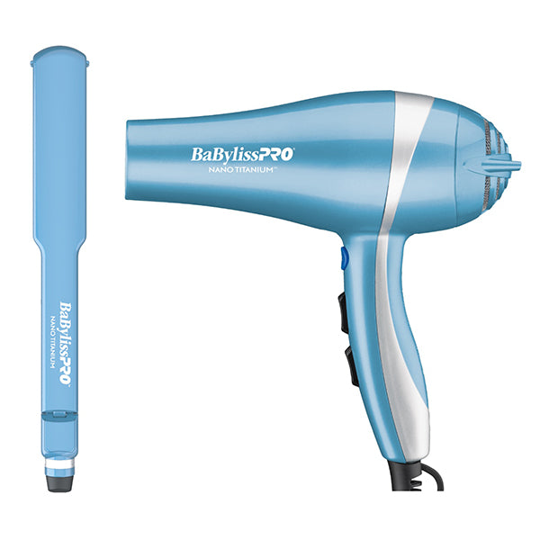 Pack Plancha Ultra 1” + Secadora Iónica 2000W BaByliss | Para cabello normal a grueso | Tecnología Iónica | Potencia profesional