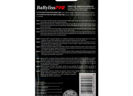 Barberology Kit de repuesto UV Foil doble hoja, FXLFS2