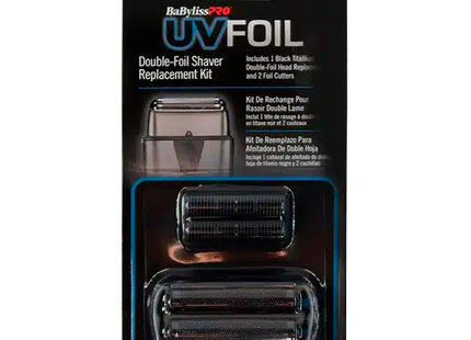 Barberology Kit de repuesto UV Foil doble hoja, FXLFS2