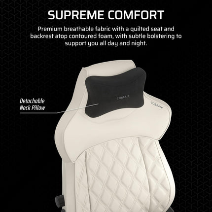 Silla Gaming Corsair TC500 Luxe | Diseño Ergonómico | Acabado Premium