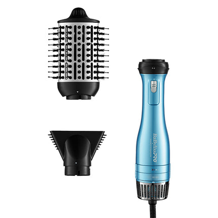 Cepillo de Aire Caliente BaByliss 2 en 1 | Secado y Moldeo | Tecnología Cerámica | Doble Cepillo Intercambiable