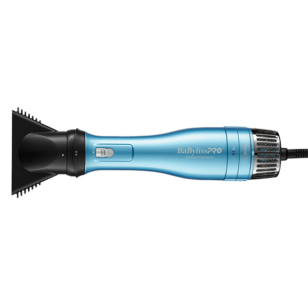 Cepillo de Aire Caliente BaByliss 2 en 1 | Secado y Moldeo | Tecnología Cerámica | Doble Cepillo Intercambiable