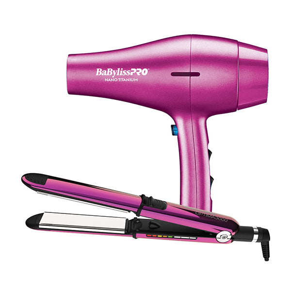BaBylissPRO Kit Plancha 32 mm y Secador 2000 W, 818260