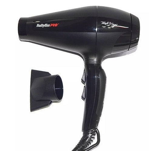 Secadora BaByliss Blackmagic | 2000W | Motor AC | Tecnología Iónica | Profesional