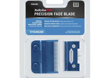 Barberology Cuchilla fade titanio azul, FX8022BL