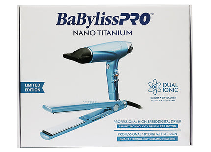 Pack Secadora + Plancha Dual Ionic 1” BaByliss | Para cabello normal a grueso | Tecnología Dual Ionic | Edición Especial