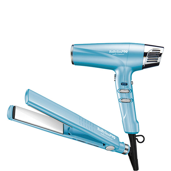 Pack Secadora + Plancha Dual Ionic 1” BaByliss | Para cabello normal a grueso | Tecnología Dual Ionic | Edición Especial