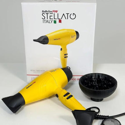 Secadora Digital BaByliss Stellato | 2400W | Motor Digital | Tecnología Iónica | Profesional