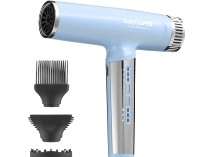 BaBylissPRO Secadora Nano Light Iced Blue 1400W, 818803