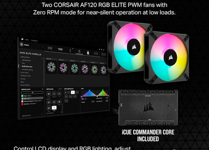 Enfriamiento Líquido Corsair iCUE H100i Elite LCD | 240mm | CW-9060061-WW