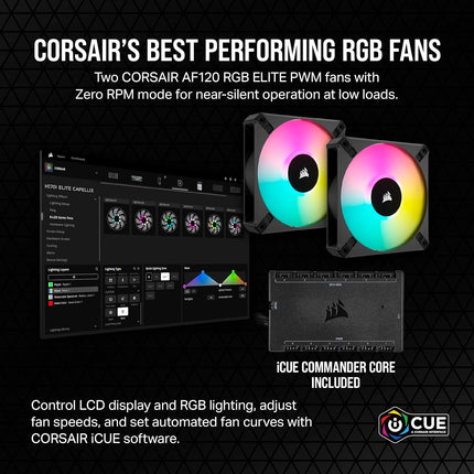 Enfriamiento Líquido Corsair iCUE H100i Elite LCD | 240mm | CW-9060061-WW