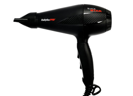 Secadora BaByliss Black Star | 2000W | Motor AC Profesional | Tecnología Iónica | Negro