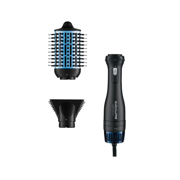 Cepillo Capilar BaByliss Hot Air Brush 2 en 1 Dual Ionic | Para peinar y reducir el frizz con tecnología iónica