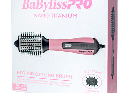 Cepillo Capilar BaByliss Hot Air Styling Brush Rose 2.5 Edición | Para dar forma y volumen con estilo elegante