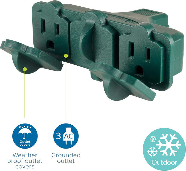Philips Adaptador de Corriente SPS1631G-37 3 Tomas Verde