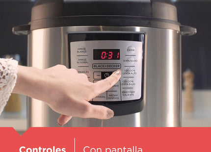 Olla Multi-Usos Digital Black+Decker, PR100SD