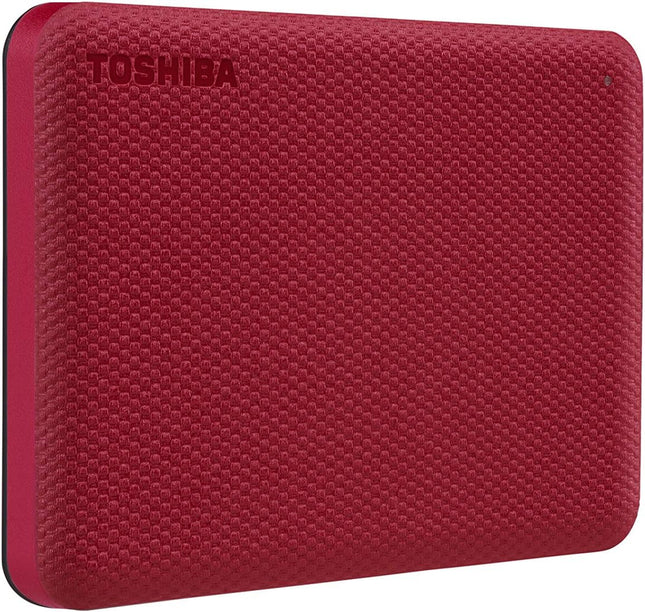 Toshiba Disco Duro Externo 1TB USB 3.0 Rojo, HDTCA10XR3AA