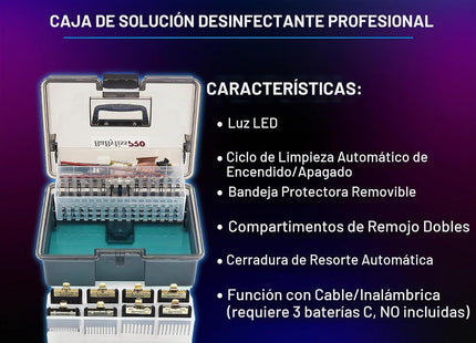 Barberology Caja de desinfección profesional