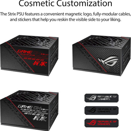 Fuente de Poder ASUS ROG Strix 1000G | 1000W | 80 Plus Gold | Modular