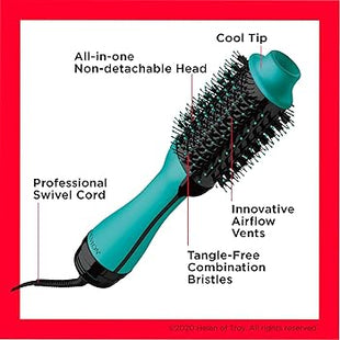 Cepillo Secador Revlon One Step Menta | Para dar volumen y brillo con estilo fresco y moderno