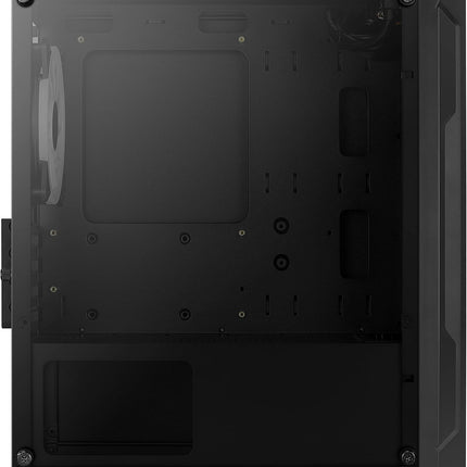 Case Gaming AeroCool Trinity Mini-G-BK-V3 | Mini Torre ATX | 1 Ventilador 120mm | Vidrio Templado | Negro
