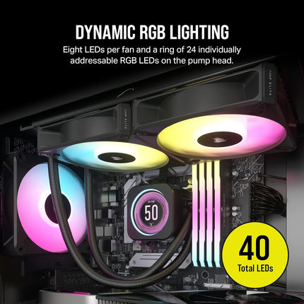 Enfriamiento Líquido Corsair iCUE H100i Elite LCD | 240mm | CW-9060061-WW