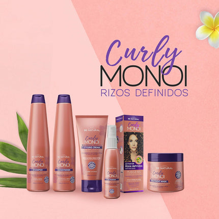 Acondicionador Curly Monoi Rizos Definidos 350ml Placent Life | Ideal para rizos hidratados | suaves y sin frizz