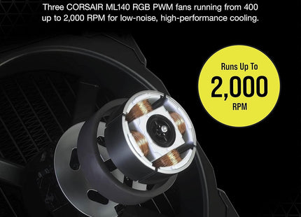 Enfriamiento Líquido Corsair iCUE H170i Elite LCD | 420mm | RGB | Pantalla LCD | CW-9060063-WW