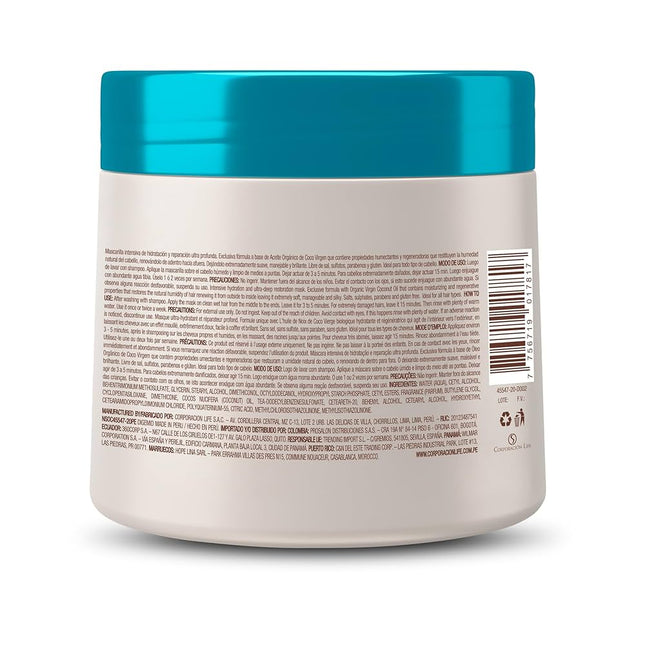 Tratamiento Restaurador Capilar 350 ml | Placenta Life | Nutre, reconstruye y controla el frizz con queratina y aceites naturales