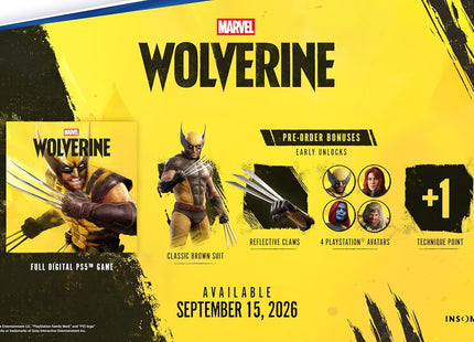 Sony Videojuego PS5, Marvel's Wolverine
