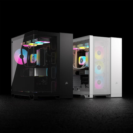 Case Gaming Corsair 6500D Airflow | Media Torre | Doble Cámara | Vidrio Templado | Blanco | CC-9011260-WW