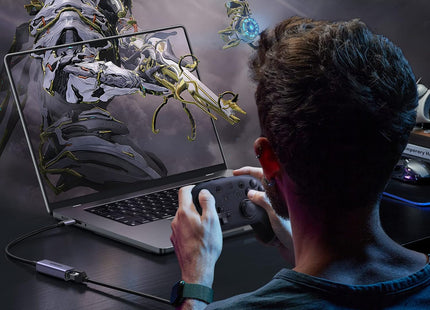 Adaptador UGREEN CM199 | USB-C a Ethernet | 10/100/1000Mbps | Gigabit | Gris