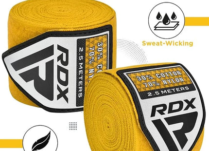 RDX Vendas de Boxeo Infantiles 2.5 m Amarillas, HW
