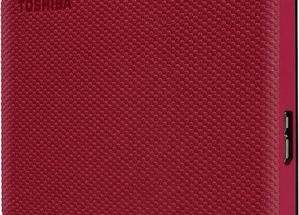 Toshiba Disco Duro Externo 1TB USB 3.0 Rojo, HDTCA10XR3AA