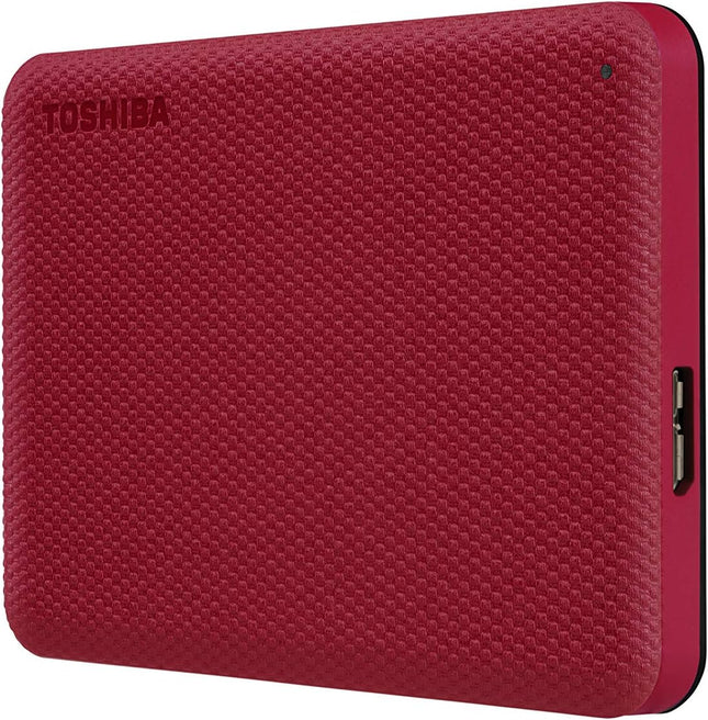 Toshiba Disco Duro Externo 1TB USB 3.0 Rojo, HDTCA10XR3AA