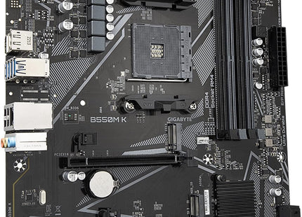 Tarjeta Madre Gigabyte B550M K | AM4 | Micro-ATX | DDR4 | PCIe 4.0 | HDMI | USB 3.2