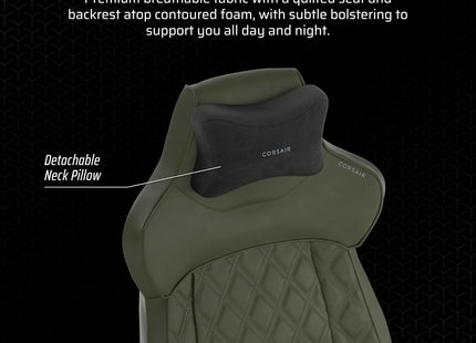 Silla Gaming Corsair TC500 Luxe | Diseño Ergonómico | Acabado Premium