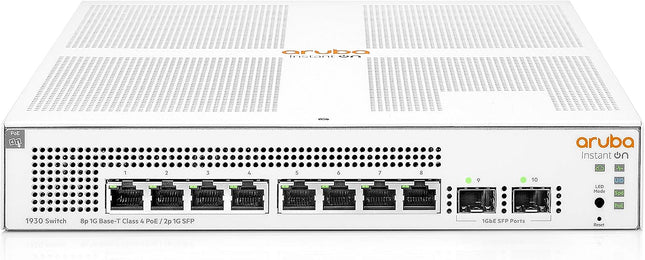 Aruba Switch administrado Instant On 1930 JL681A 8G 2SFP PoE 124W
