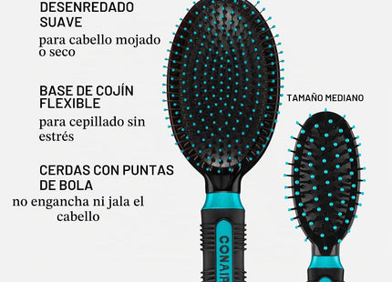 Conair set de 2 cepillos desenredantes, 95114Z