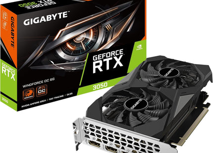 Tarjeta de Video Gigabyte GeForce RTX 3050 OC 6GB | GDDR6 | PCIe 4.0 | Ray Tracing | DLSS | HDMI | DisplayPort