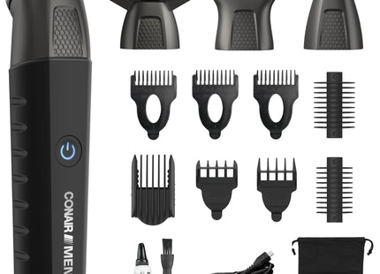 ConairMAN Trimmer Todo en Uno 16 Piezas Recargable, 817873