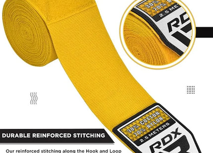 RDX Vendas de Boxeo Infantiles 2.5 m Amarillas, HW