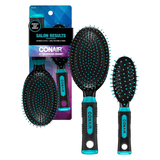 Conair set de 2 cepillos desenredantes, 95114Z