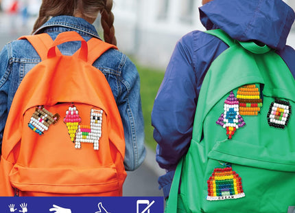 Ultimate Bead Pets - Kit de Manualidades para Niños - Crea 26 Llaveros con Cuentas y Plantillas Divertidas