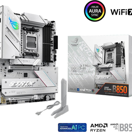 Tarjeta Madre ASUS ROG Strix B850-A Gaming WiFi | AM5 | ATX | DDR5 | WiFi 6 | 5X M.2 | 4X SATA