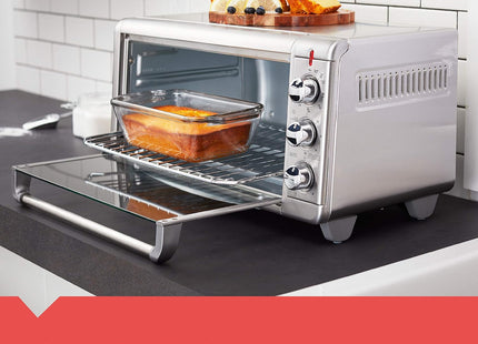 Horno con Freidora de Aire Black+Decker Crisp 'N Bake, TO3265XSS‑LA