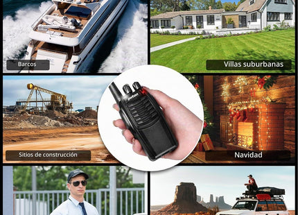 Pxton Radios de 2 vías recargables, PX-S1-0001