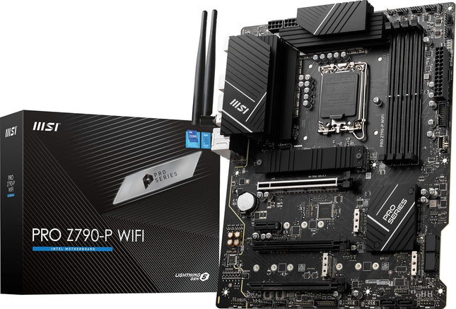 Detalle del socket LGA 1700 y slots de memoria DDR5 de la motherboard MSI PRO Z790-P